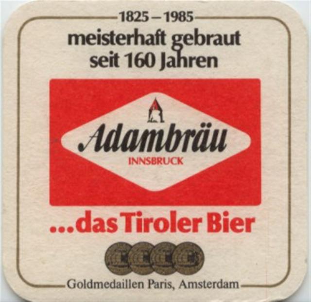 innsbruck t-a adam meister 1a (quad185-4 medaillen)